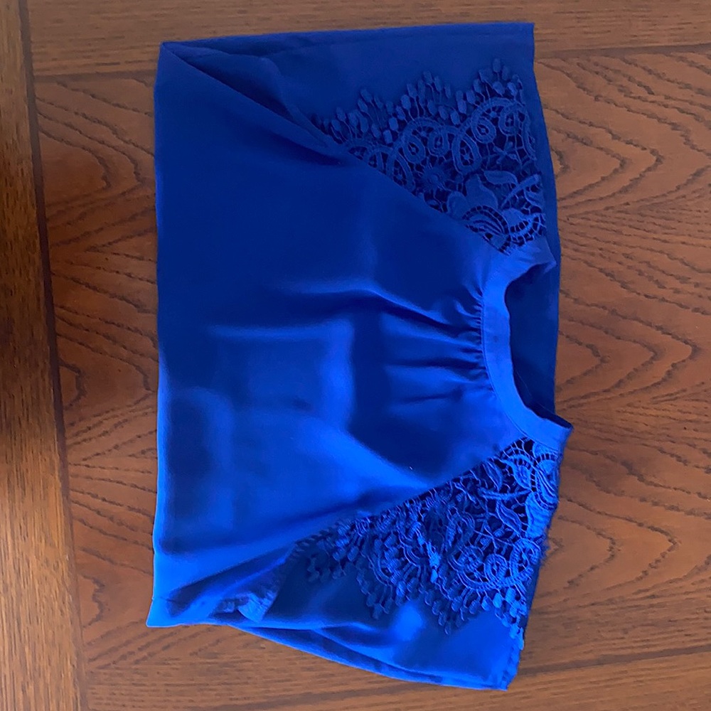 Express women’s blue blouse